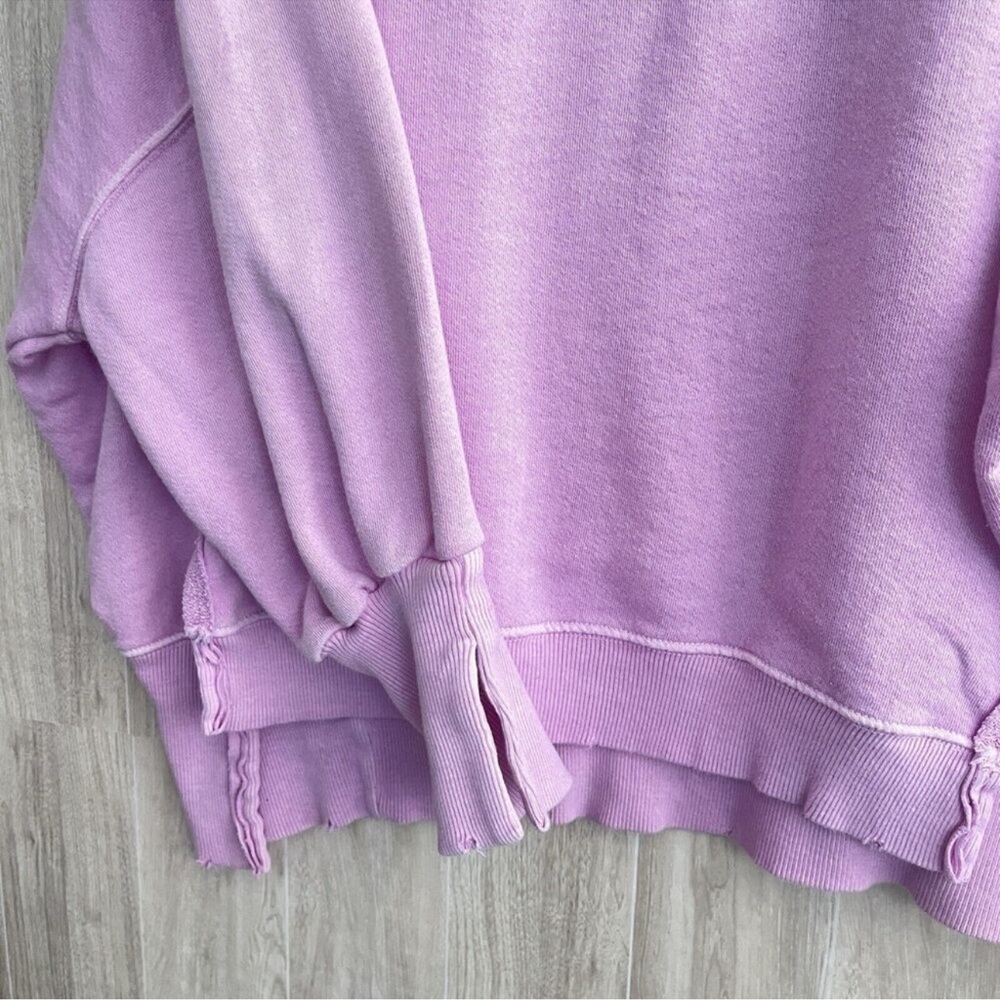 Free People We The Free Camden Sweatshirt in Bubble Tea size S, EUC - Picture 5 of 15